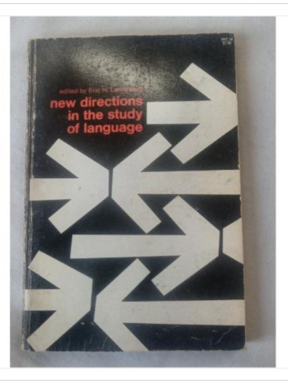 New Directions in the Study of Language Eric H. Lenneberg 1966 Paperback Book